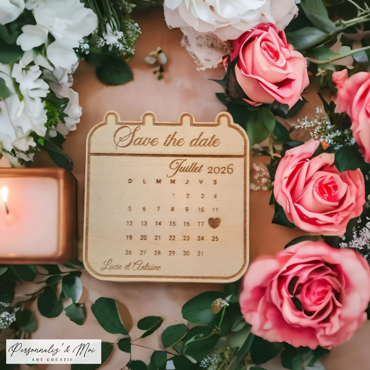 Save the date magnet